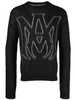 logo-print crew-neck jumper