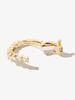 18K yellow gold Vague diamond ear cuff