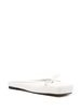 white Les mules Plates ballet mules