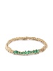 18K Yellow Gold New ID Emerald Bracelet