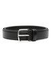 black Classic leather belt