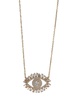 18K yellow gold Evil Eye Midi diamond necklace