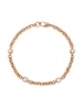 18K Yellow Gold Micro-Link Chain Bracelet