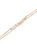 18K Yellow Gold Bar Diamond Bracelet