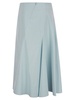 Sportmax Asymmetrical Pleated Midi Skirt