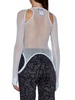 Off-White Racerback Cut-Out Panelled Top