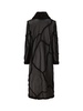 Chloé Collared Patchwork Detailed V-Neck Maxi Coat