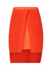 Fendi Double-Layer Short Fitted Skirt