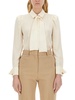 Max Mara Pussy-Bow Long-Sleeved Shirt