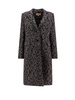 Michael Michael Kors Single Breasted Snake Jacquard Coat