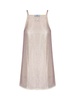 Prada Triangle Logo Embellished Mesh Dress