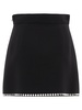 Miu Miu Stud Embellished Mini Skirt