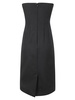 Sportmax Zip Detailed Strapless Dress