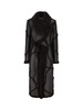 Chloé Collared Patchwork Detailed V-Neck Maxi Coat