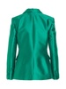 Alberta Ferretti Single-Breasted Tailored Satin Blazer