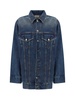 Khaite The Ross Button-Up Denim Jacket