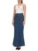 Moschino Jeans Flared Denim Maxi Skirt