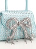 Self-Portrait Micro Bow Embellished Chin Linked Tote Bag