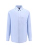 Cotton shirt with breast pocket with Gucci embroidery