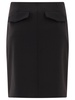 Sportmax Meris Button Detailed Wap Skirt