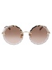 Chloé Eyewear Round Scalloped Frame Sunglasses