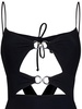 Nensi Dojaka Ring-Embellished Rear Tie Fastened Swimsuit