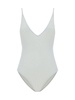 Zimmermann V-Neck Lightburst Pintuck Swimsuit