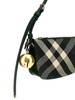 Burberry Mini Shield Bell Charm Checked Shoulder Bag