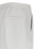 Brunello Cucinelli Leisure Fit Cotton Gabardine Trousers With Drawstring And Double Darts