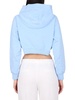 Casablanca Drawstring Cropped Hoodie