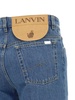 Lanvin Logo Patch Straight Cut Jeans