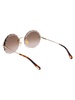 Chloé Eyewear Round Scalloped Frame Sunglasses