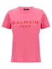 Balmain Logo Printed Crewneck T-Shirt