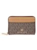 Michael Michael Kors Logo Plaque Zipped Wallet