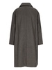 Studio Nicholson Wain Button Detailed Midi Coat