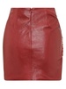 The Mannei Ruched Back-Zipped Mini Skirt