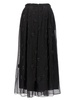 Max Mara Studio Wilma Embellished Pleated Skirt