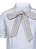 Thom Browne Short Sleeved Striped Shirt