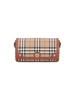 Burberry Checked Foldover-Top Shoulder Bag