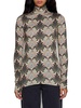 Etro Paisley Printed Polo Neck Jumper