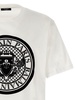 Balmain Flocked Coin Crewneck T-Shirt