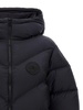 Logo Embroidery Short Down Jacket Casual Jackets, Parka Black