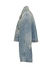 Palm Angels Palm Pattern Cropped Denim Jacket