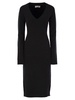 Sportmax Angizia V-Neck Long-Sleeved Dress