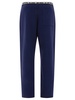 Marni Logo Waistband Straight Leg Trousers