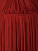 Chloé Pleated V-Neck Maxi Dress