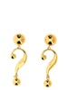 Moschino 'Question Mark' Earrings