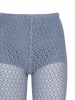 Blumarine Crochet-Knit Scallop-Edge Flared Pants