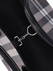 Burberry Checked Logo Detailed Tote Bag