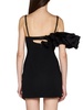 JACQUEMUS Black Ruffled One-Shoulder Dress for Women